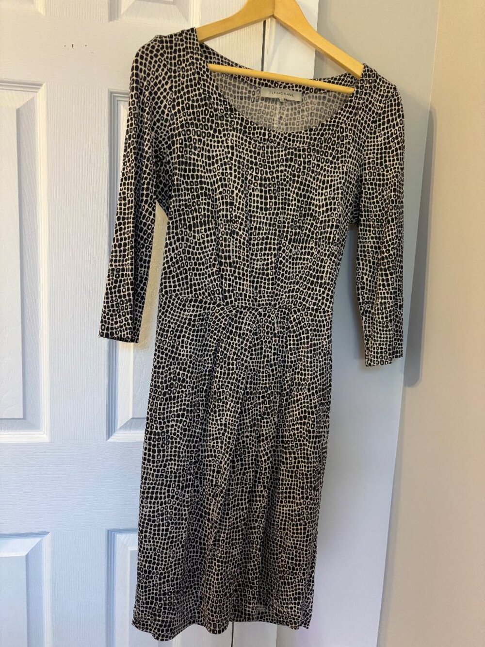 Gerard Darel silk cotton blend print dress